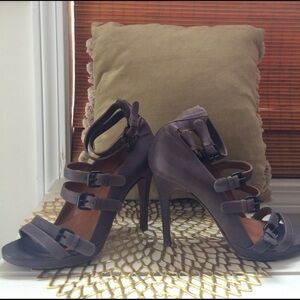 J Crew Italian Leather Strappy Gladiator Heels